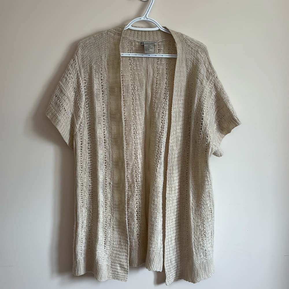 Diffusion Acrylic Knit Cardi 25-28” ptp